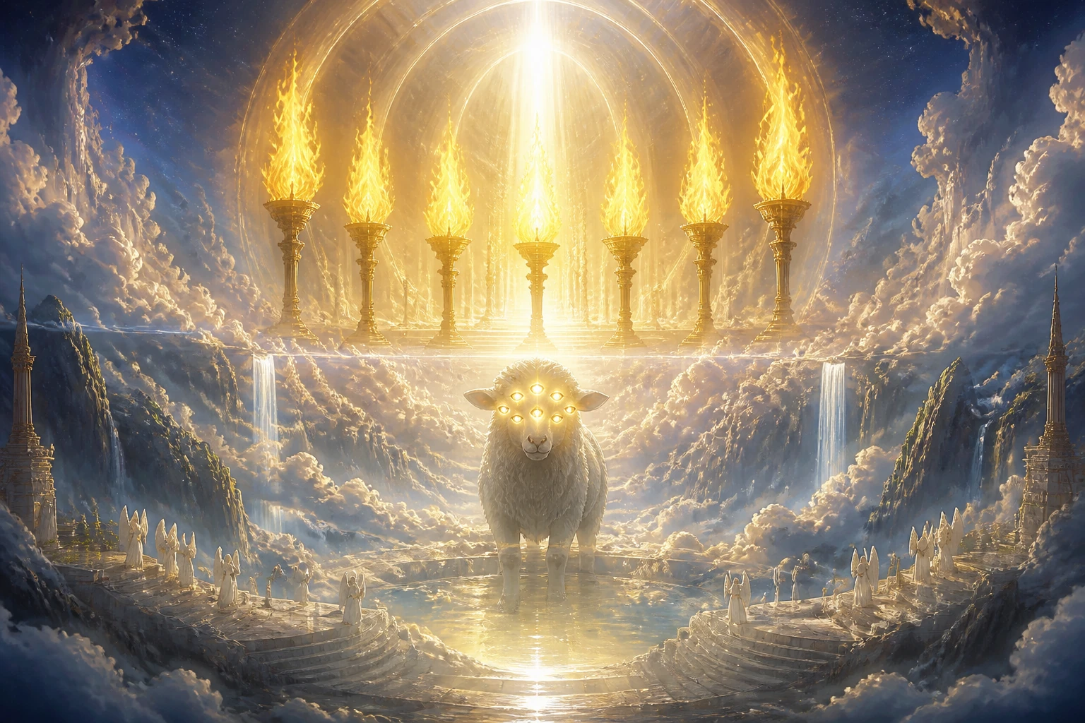 神の七つの霊のイラスト